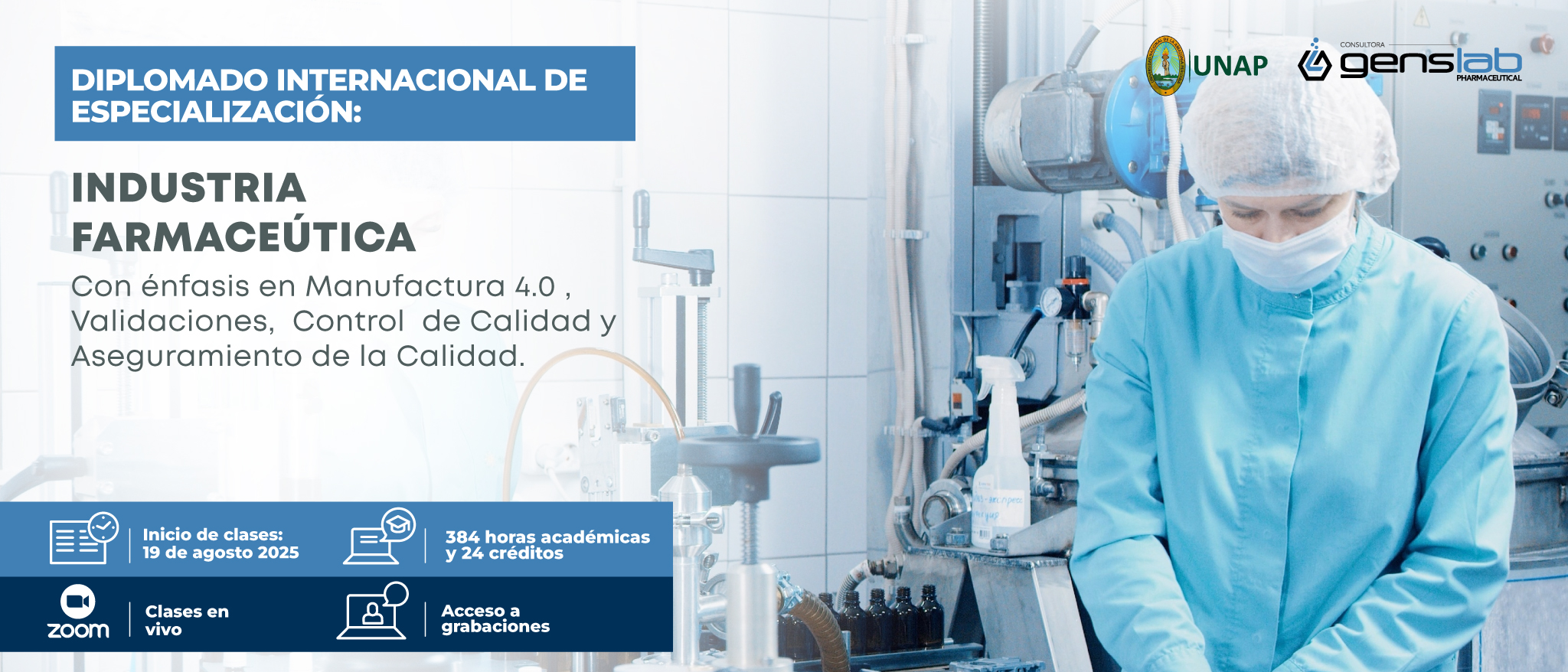 DIPLOMADO EN INDUSTRIA FARMACEUTICA